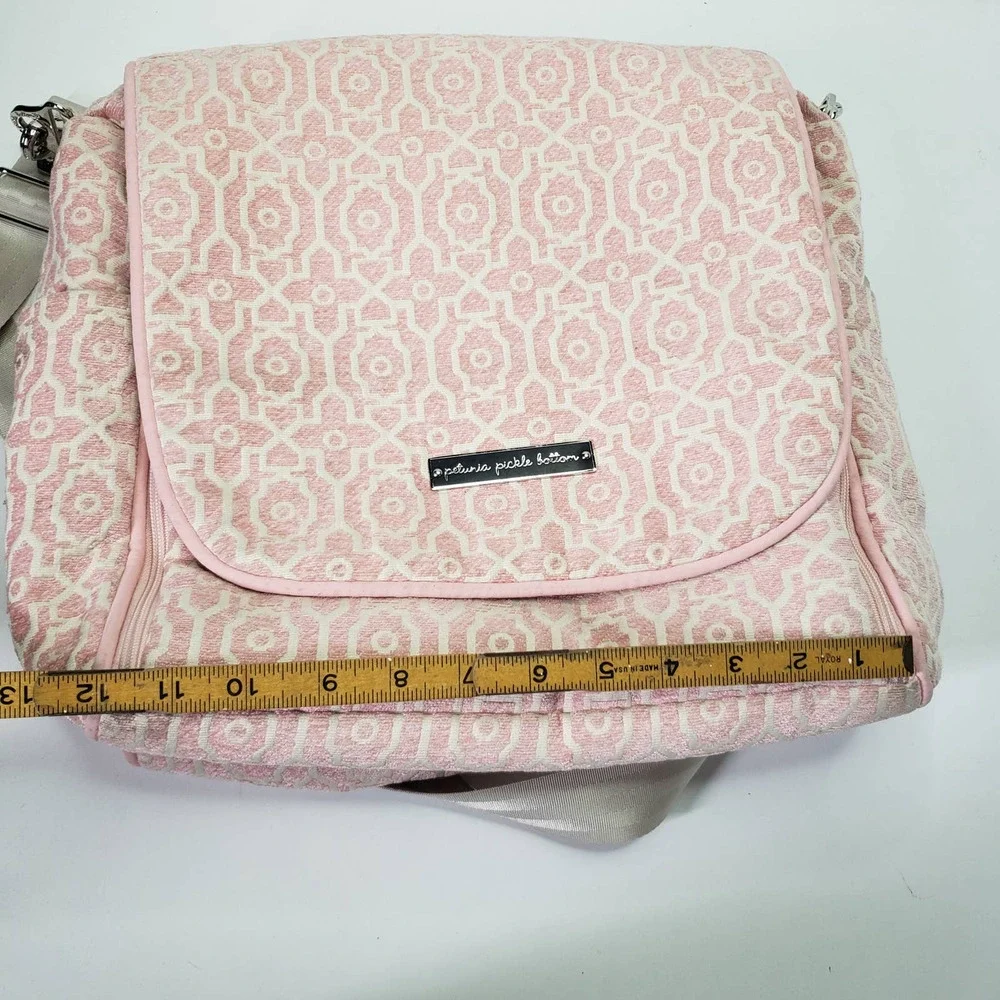 Petunia Pickle‎ Bottom Boxy Backpack Diaper Bag Sweet Pose Pink